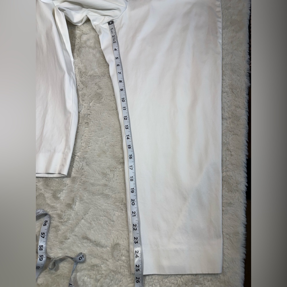 Talbots Signature size 16 white ankle pants - Picture 6 of 7
